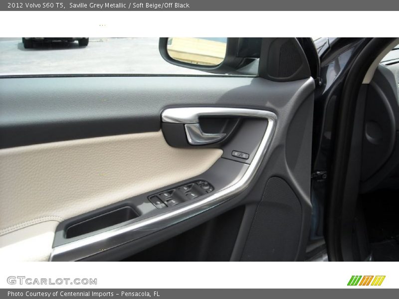 Saville Grey Metallic / Soft Beige/Off Black 2012 Volvo S60 T5