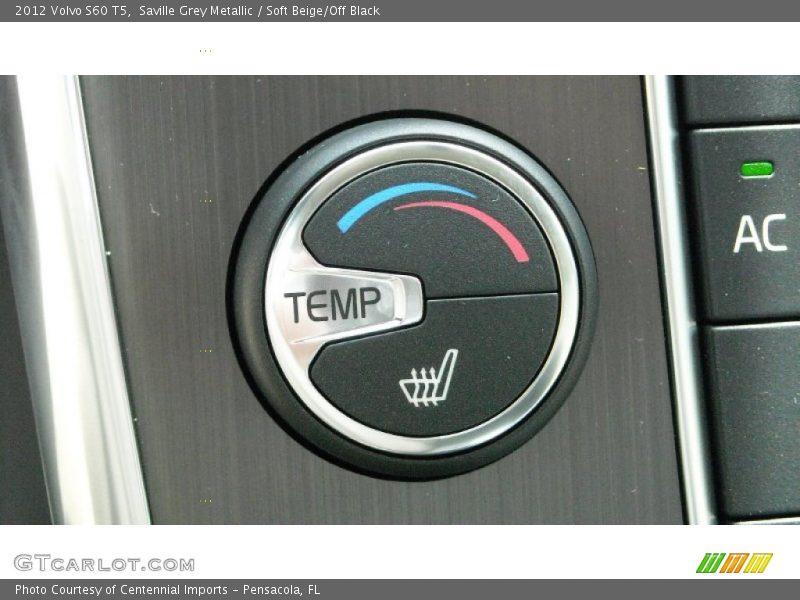 Saville Grey Metallic / Soft Beige/Off Black 2012 Volvo S60 T5