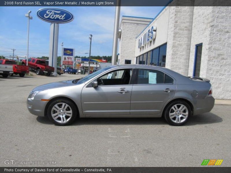 Vapor Silver Metallic / Medium Light Stone 2008 Ford Fusion SEL