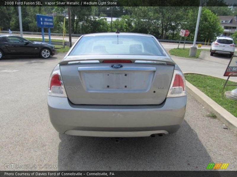 Vapor Silver Metallic / Medium Light Stone 2008 Ford Fusion SEL