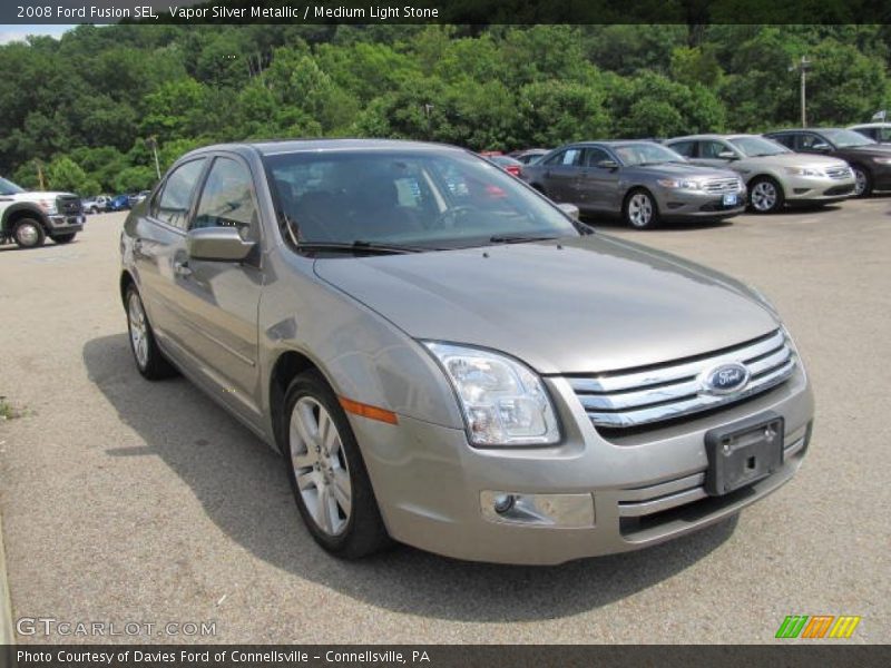 Vapor Silver Metallic / Medium Light Stone 2008 Ford Fusion SEL