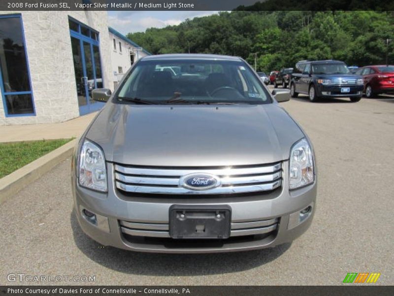 Vapor Silver Metallic / Medium Light Stone 2008 Ford Fusion SEL