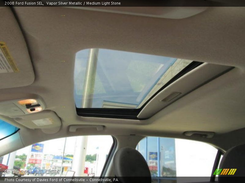 Vapor Silver Metallic / Medium Light Stone 2008 Ford Fusion SEL