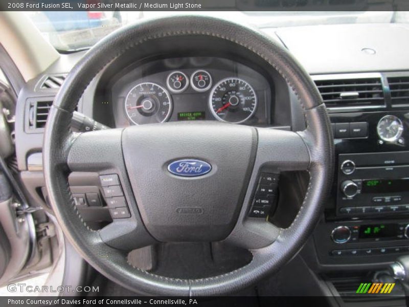 Vapor Silver Metallic / Medium Light Stone 2008 Ford Fusion SEL