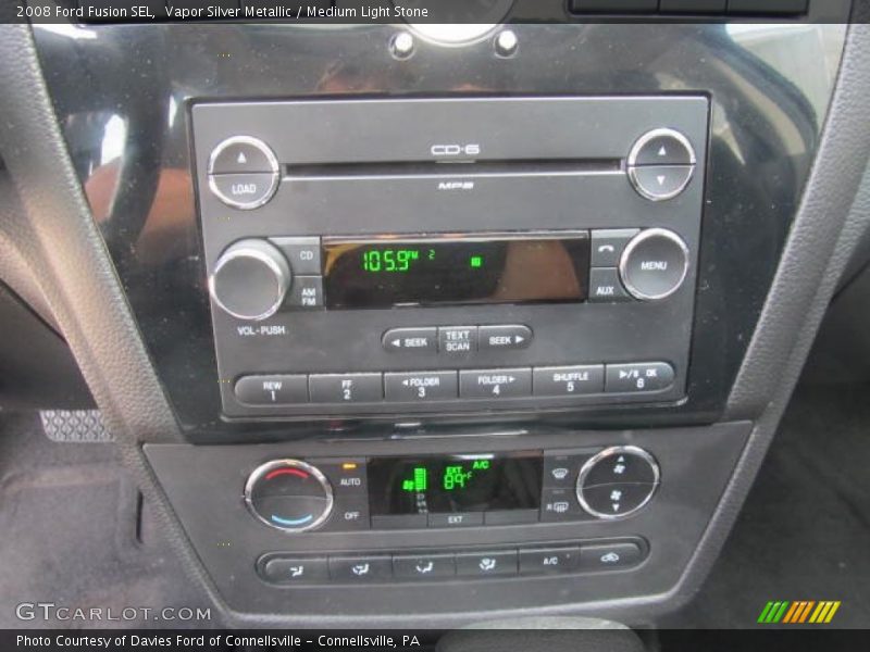 Vapor Silver Metallic / Medium Light Stone 2008 Ford Fusion SEL