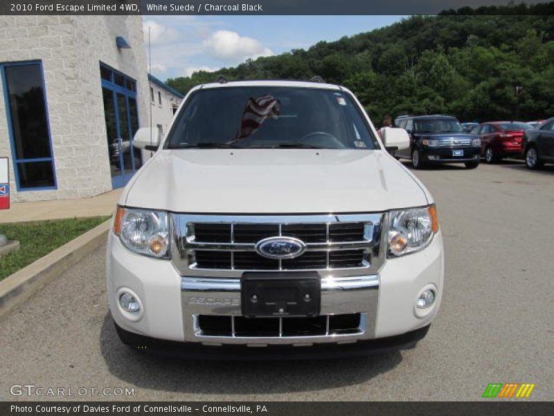 White Suede / Charcoal Black 2010 Ford Escape Limited 4WD