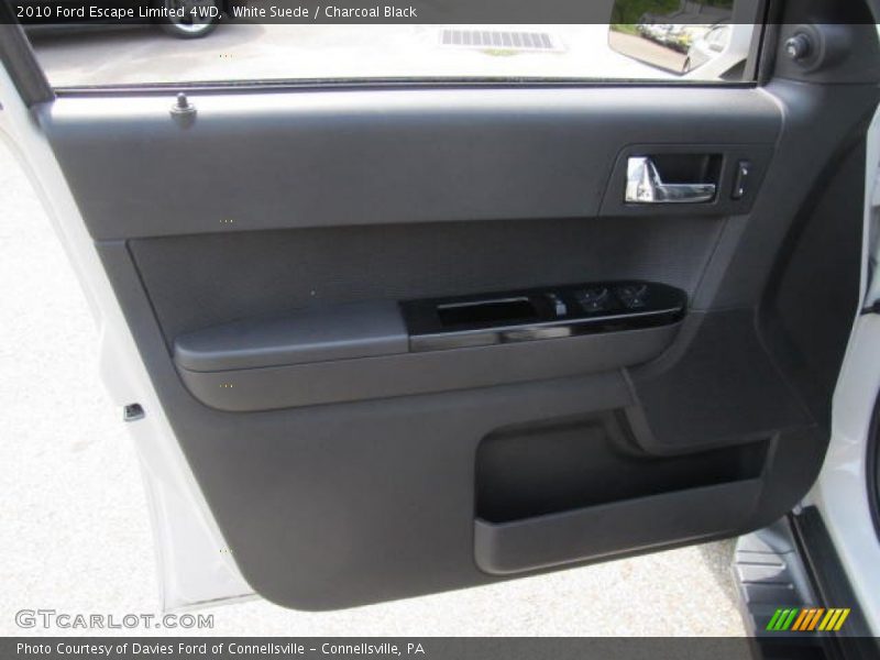 White Suede / Charcoal Black 2010 Ford Escape Limited 4WD