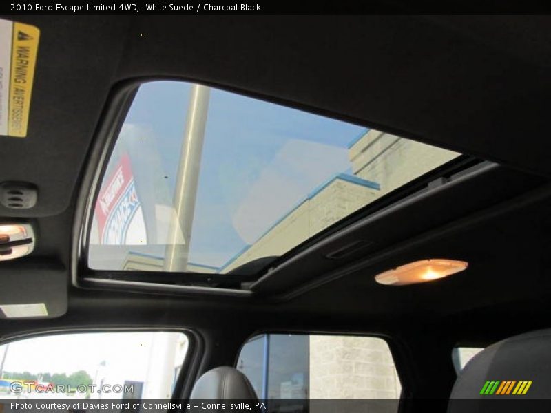 White Suede / Charcoal Black 2010 Ford Escape Limited 4WD