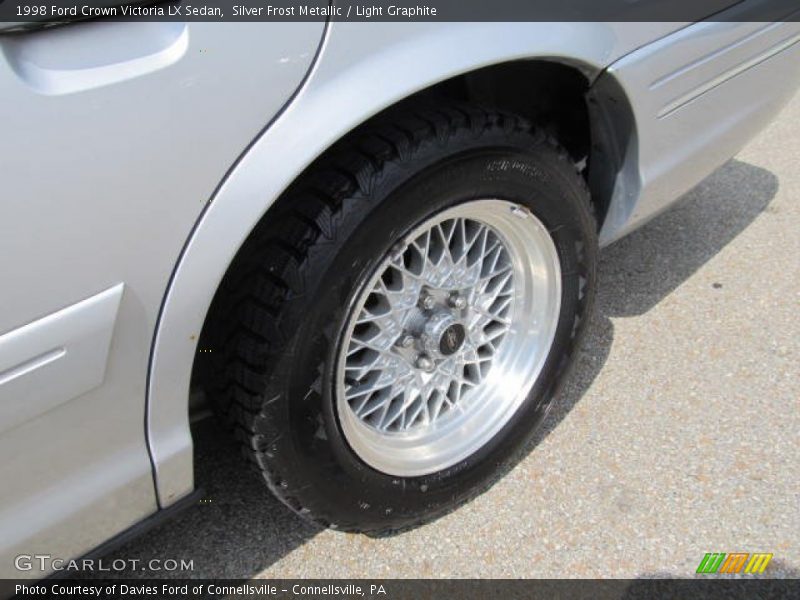 Silver Frost Metallic / Light Graphite 1998 Ford Crown Victoria LX Sedan