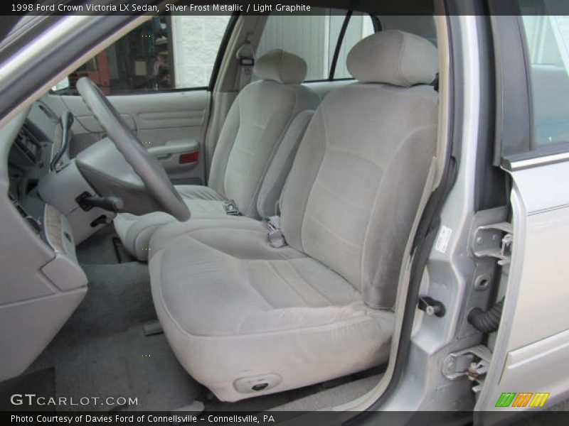 Silver Frost Metallic / Light Graphite 1998 Ford Crown Victoria LX Sedan