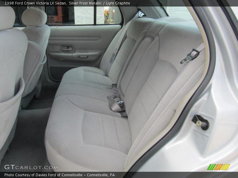 Silver Frost Metallic / Light Graphite 1998 Ford Crown Victoria LX Sedan