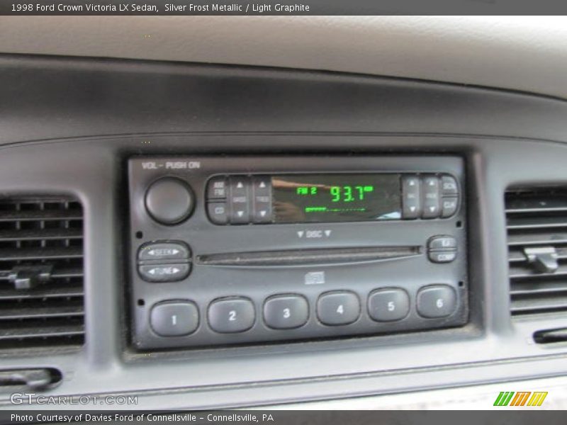Silver Frost Metallic / Light Graphite 1998 Ford Crown Victoria LX Sedan