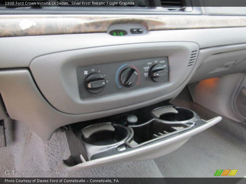 Silver Frost Metallic / Light Graphite 1998 Ford Crown Victoria LX Sedan