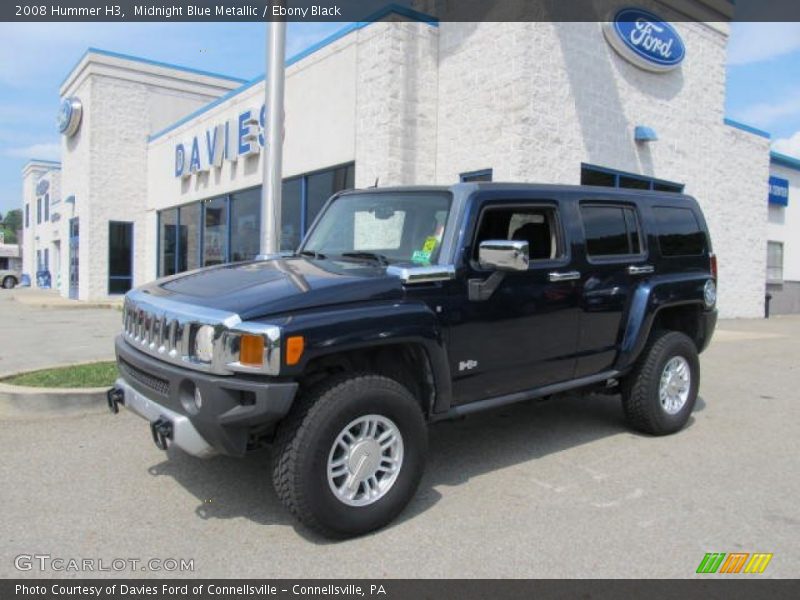 Midnight Blue Metallic / Ebony Black 2008 Hummer H3