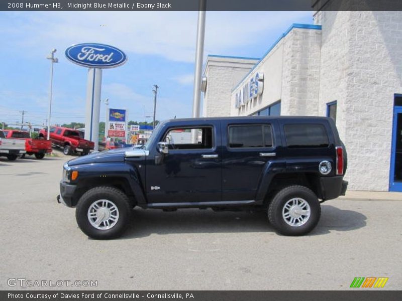 Midnight Blue Metallic / Ebony Black 2008 Hummer H3