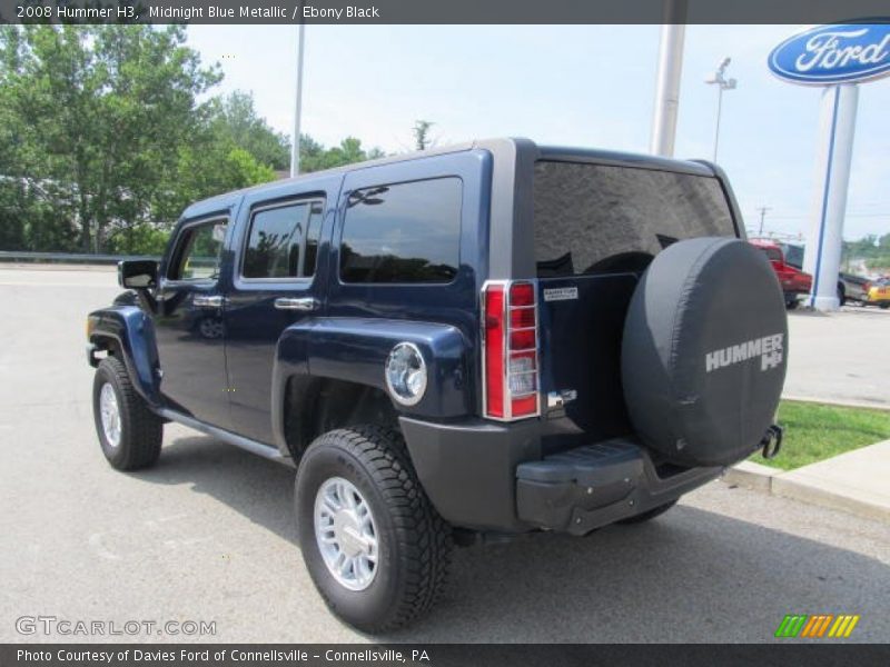 Midnight Blue Metallic / Ebony Black 2008 Hummer H3