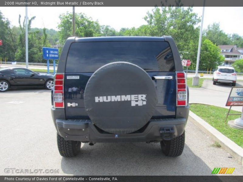 Midnight Blue Metallic / Ebony Black 2008 Hummer H3
