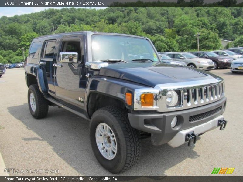 Midnight Blue Metallic / Ebony Black 2008 Hummer H3