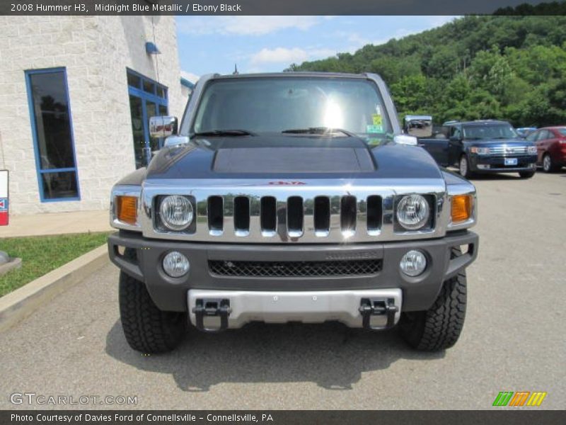Midnight Blue Metallic / Ebony Black 2008 Hummer H3
