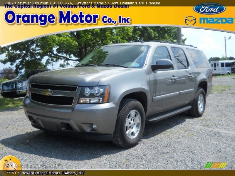 Graystone Metallic / Light Titanium/Dark Titanium 2007 Chevrolet Suburban 1500 LT 4x4