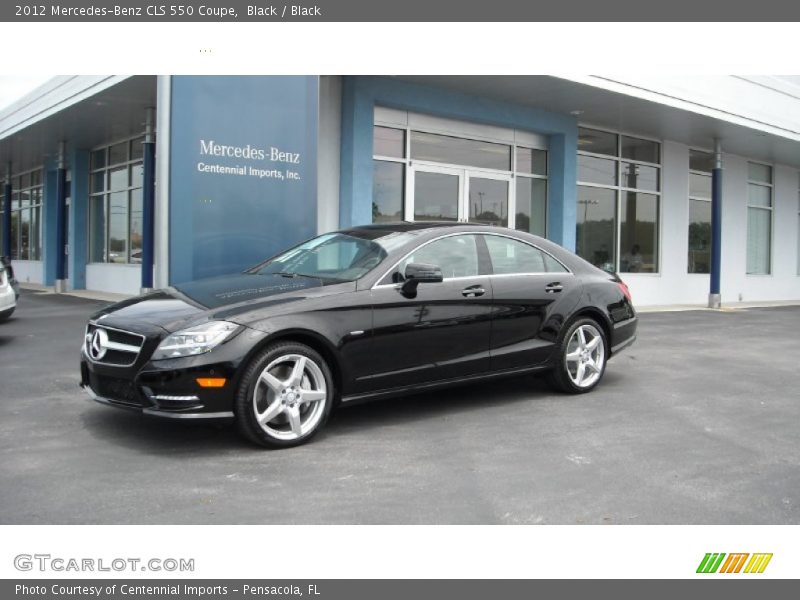 Black / Black 2012 Mercedes-Benz CLS 550 Coupe