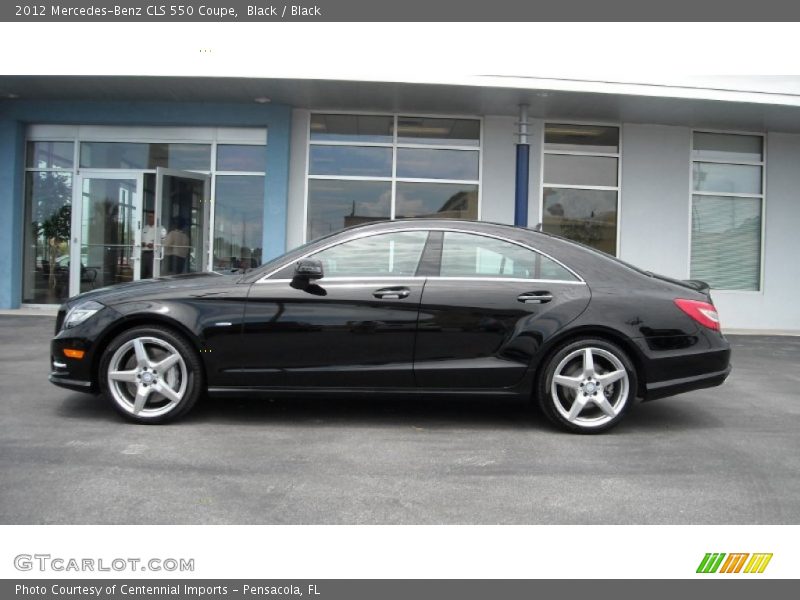 Black / Black 2012 Mercedes-Benz CLS 550 Coupe