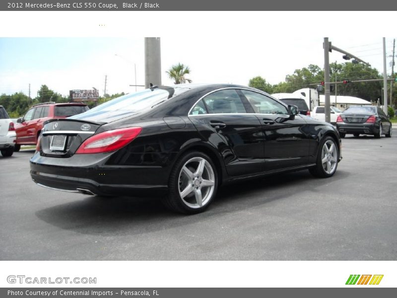 Black / Black 2012 Mercedes-Benz CLS 550 Coupe