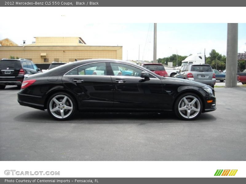 Black / Black 2012 Mercedes-Benz CLS 550 Coupe