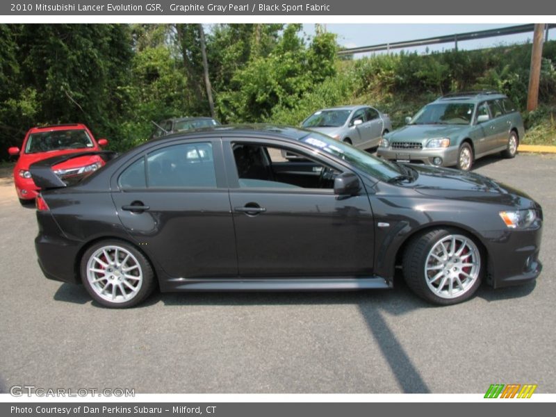  2010 Lancer Evolution GSR Graphite Gray Pearl