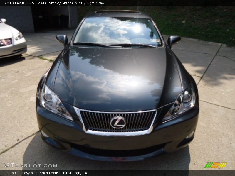 Smoky Granite Mica / Light Gray 2010 Lexus IS 250 AWD
