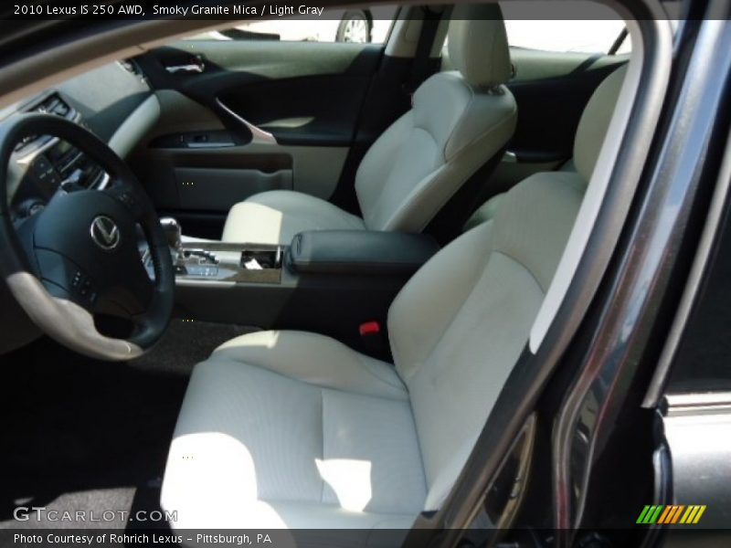Smoky Granite Mica / Light Gray 2010 Lexus IS 250 AWD