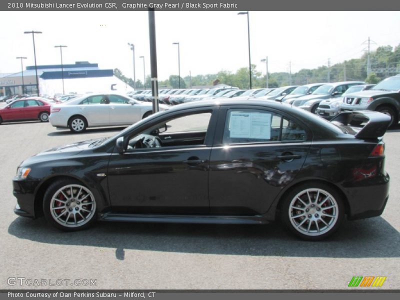  2010 Lancer Evolution GSR Graphite Gray Pearl