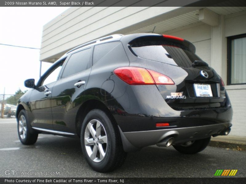Super Black / Black 2009 Nissan Murano SL AWD