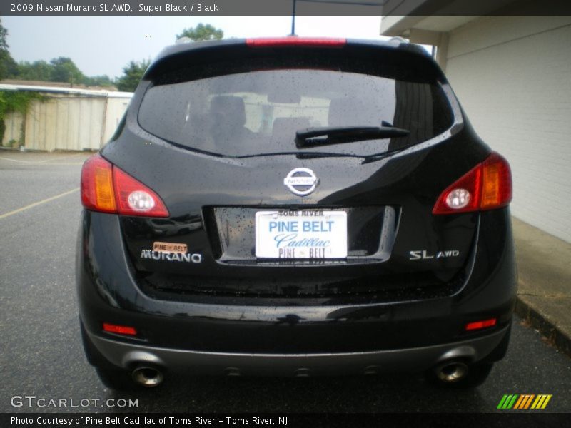 Super Black / Black 2009 Nissan Murano SL AWD