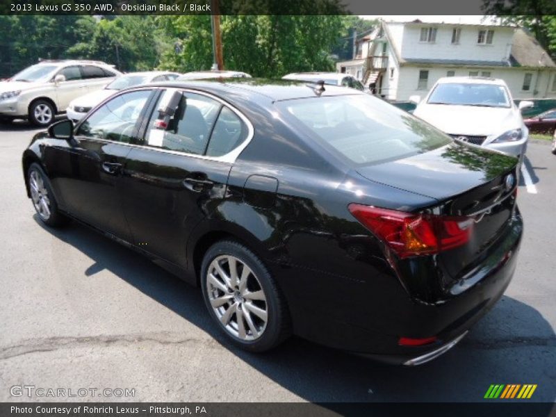 Obsidian Black / Black 2013 Lexus GS 350 AWD