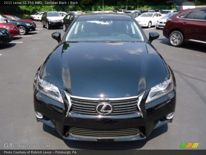 Obsidian Black / Black 2013 Lexus GS 350 AWD