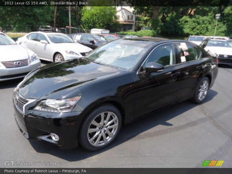 Obsidian Black / Black 2013 Lexus GS 350 AWD