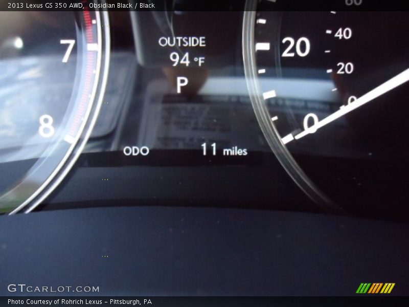 Obsidian Black / Black 2013 Lexus GS 350 AWD