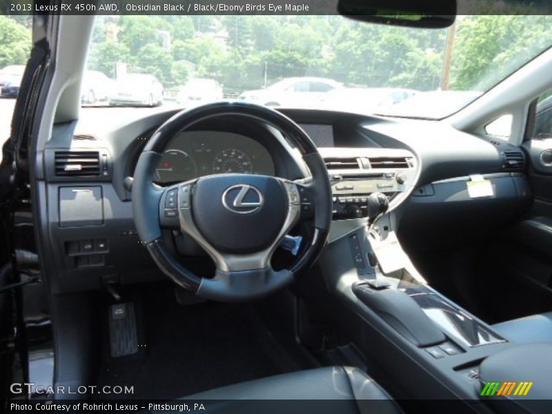 Dashboard of 2013 RX 450h AWD