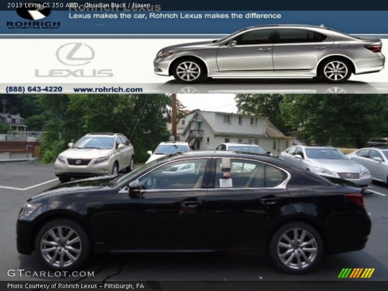 Obsidian Black / Flaxen 2013 Lexus GS 350 AWD