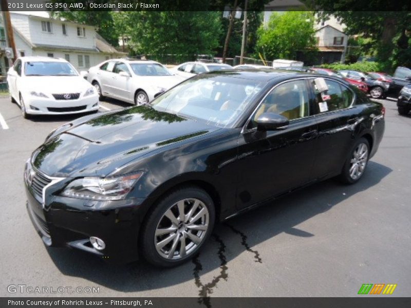 Obsidian Black / Flaxen 2013 Lexus GS 350 AWD