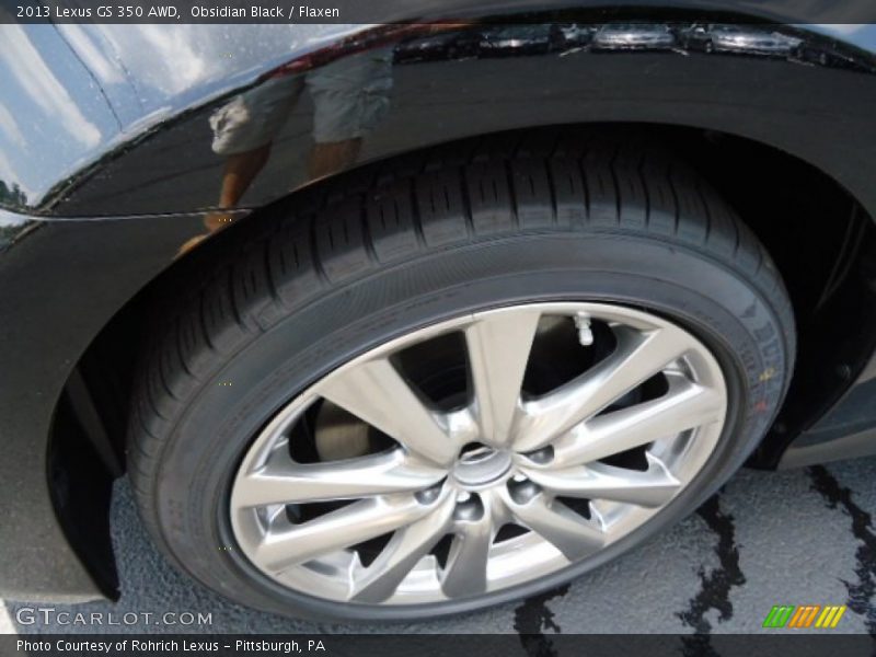 Obsidian Black / Flaxen 2013 Lexus GS 350 AWD