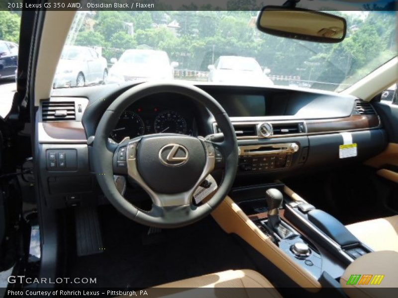 Obsidian Black / Flaxen 2013 Lexus GS 350 AWD