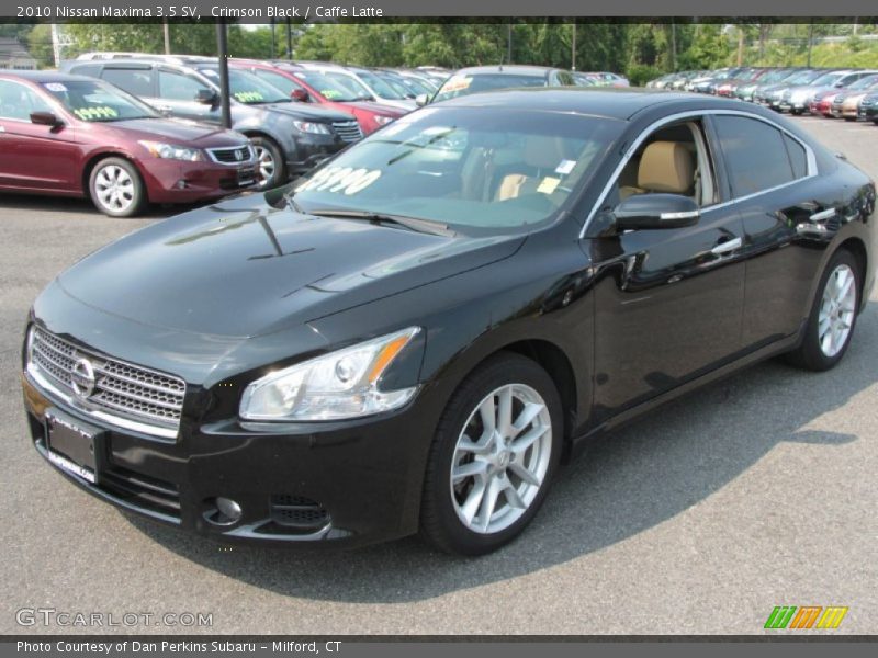 Crimson Black / Caffe Latte 2010 Nissan Maxima 3.5 SV