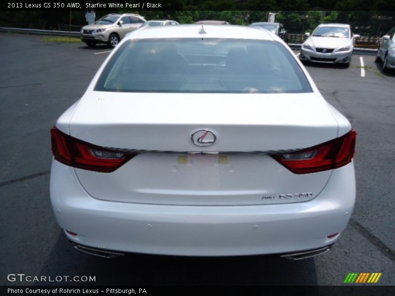 Starfire White Pearl / Black 2013 Lexus GS 350 AWD