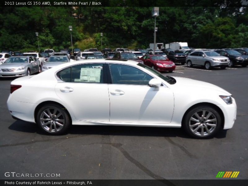 Starfire White Pearl / Black 2013 Lexus GS 350 AWD