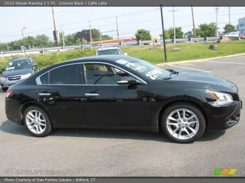 Crimson Black / Caffe Latte 2010 Nissan Maxima 3.5 SV