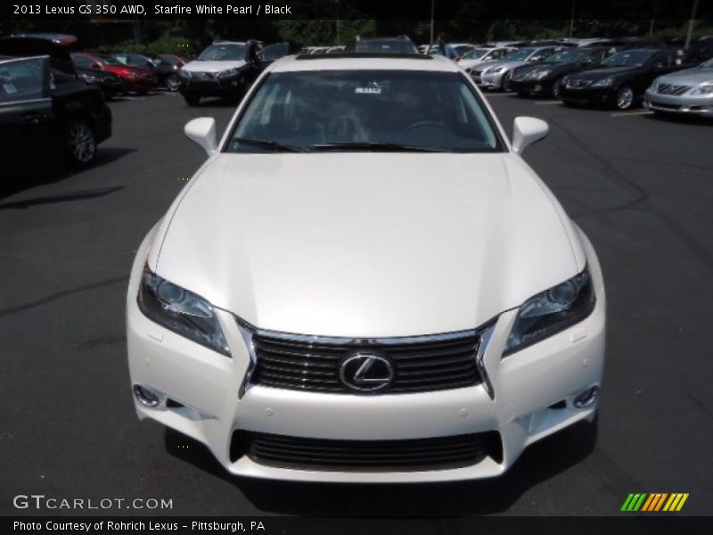 Starfire White Pearl / Black 2013 Lexus GS 350 AWD