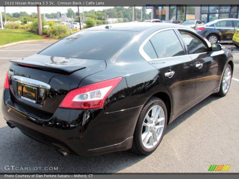 Crimson Black / Caffe Latte 2010 Nissan Maxima 3.5 SV