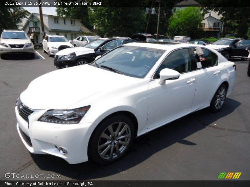 Starfire White Pearl / Black 2013 Lexus GS 350 AWD